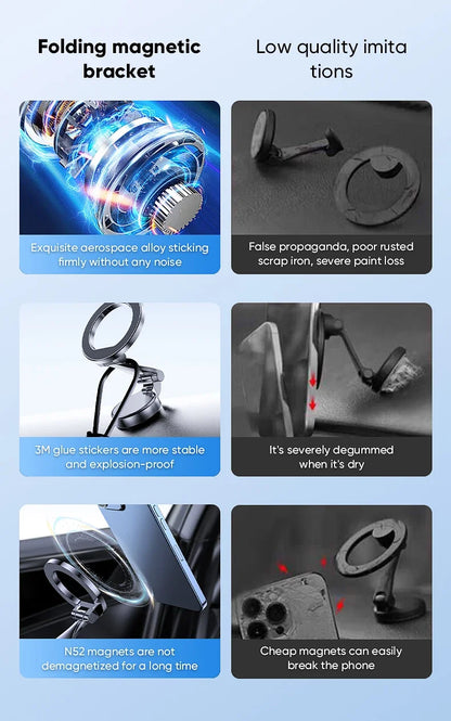 Magnetic MagSafe Car Phone Holder - Universal Vehicle Mount for iPhone 16 15 14 Series | Trendorio Shop