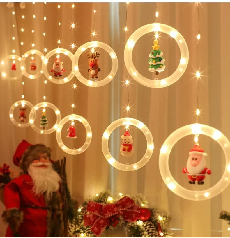 Christmas LED Curtain Strip Lights – USB Garland Fairy Lights | Trendorio