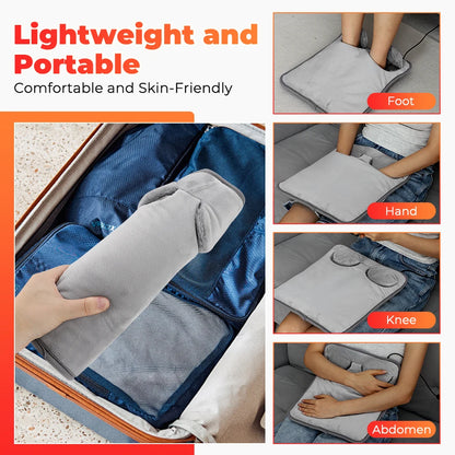 USB Powered Plush Electric Foot Warmer – Cozy Heat for Home & Office