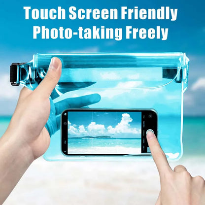 Waterproof Phone Waist Bag for Swimming & Beach - Adjustable Dry Pouch with Belt for Phones & Valuables | Trendorio Shop