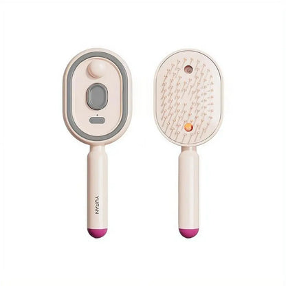 Electric Spray Hair Comb 3-in-1 | Air Cushion Massage Brush | Rechargeables Anti Static Self - Cleaning Hair Tool