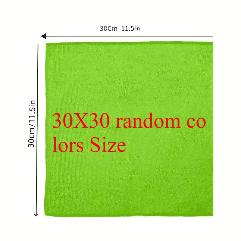 Ultra-Fine Microfiber Kitchen Cleaning Towel Set – Absorbent, Soft & Stain-Removing Cloths (5/10/20 pcs) | Trendorio Shop