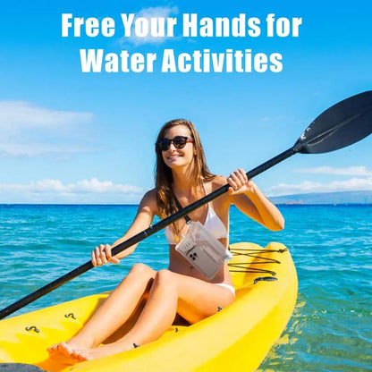 Waterproof Phone Waist Bag for Swimming & Beach - Adjustable Dry Pouch with Belt for Phones & Valuables | Trendorio Shop