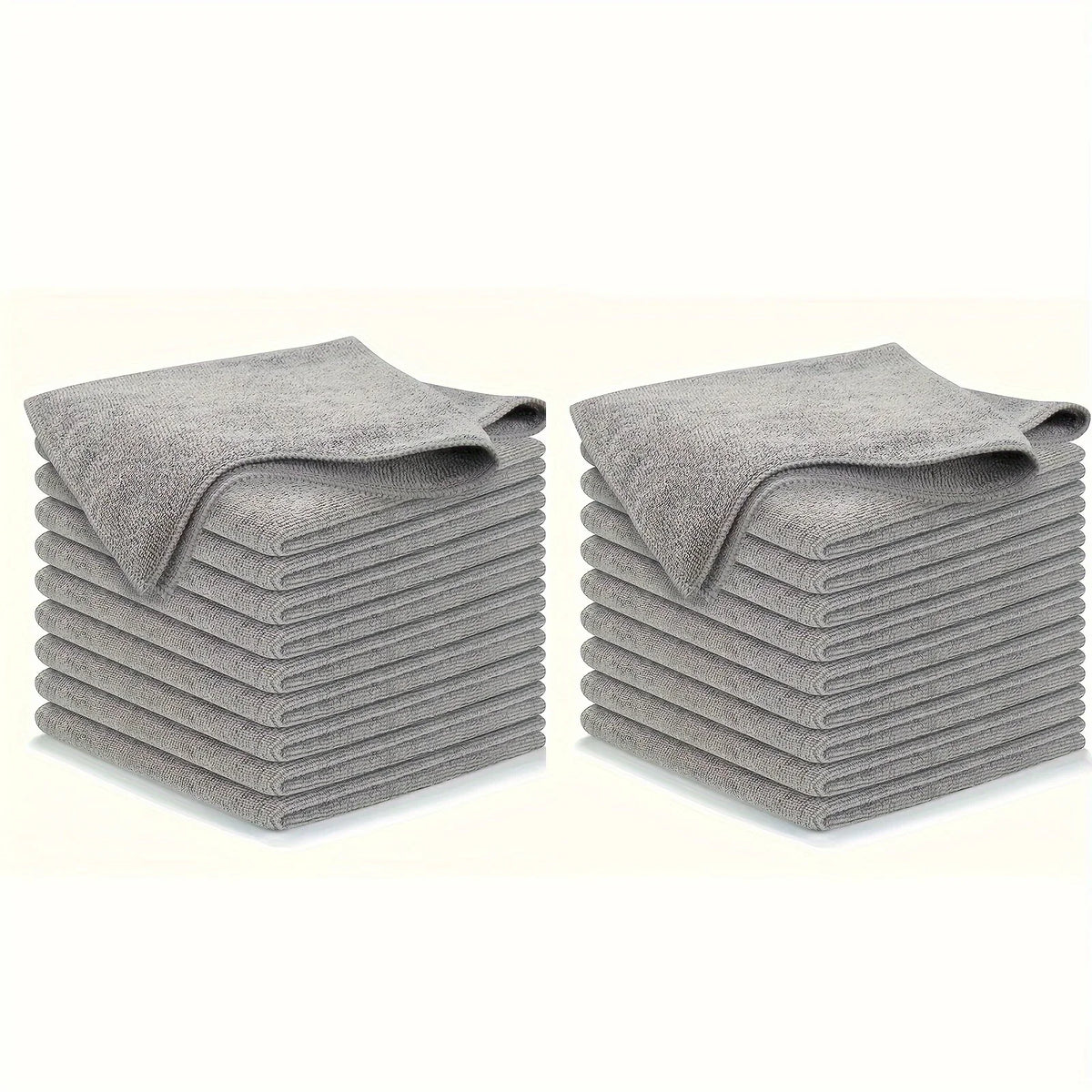 Ultra-Fine Microfiber Kitchen Cleaning Towel Set – Absorbent, Soft & Stain-Removing Cloths (5/10/20 pcs) | Trendorio Shop