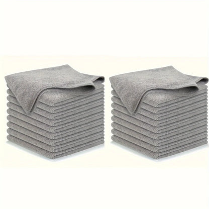Ultra-Fine Microfiber Kitchen Cleaning Towel Set – Absorbent, Soft & Stain-Removing Cloths (5/10/20 pcs) | Trendorio Shop