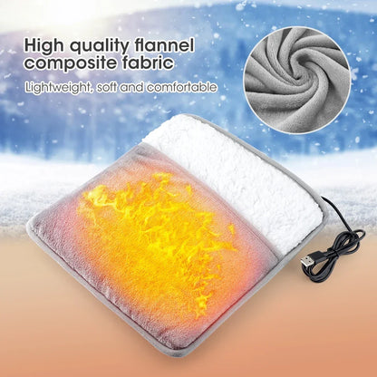 Ultra-Soft Electric Foot Warmer – USB Powered Winter Foot Heater