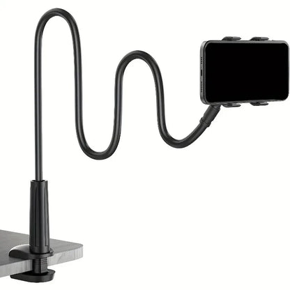 Flexible Phone Holder with Clip, 138cm Gooseneck Arm