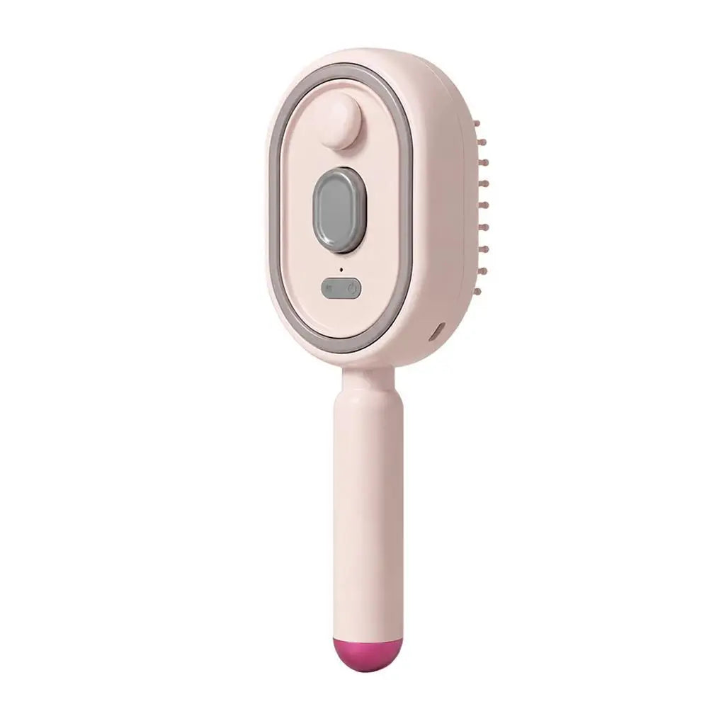Electric Spray Hair Comb 3-in-1 | Air Cushion Massage Brush | Rechargeables Anti Static Self - Cleaning Hair Tool