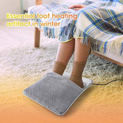 USB Powered Plush Electric Foot Warmer – Cozy Heat for Home & Office
