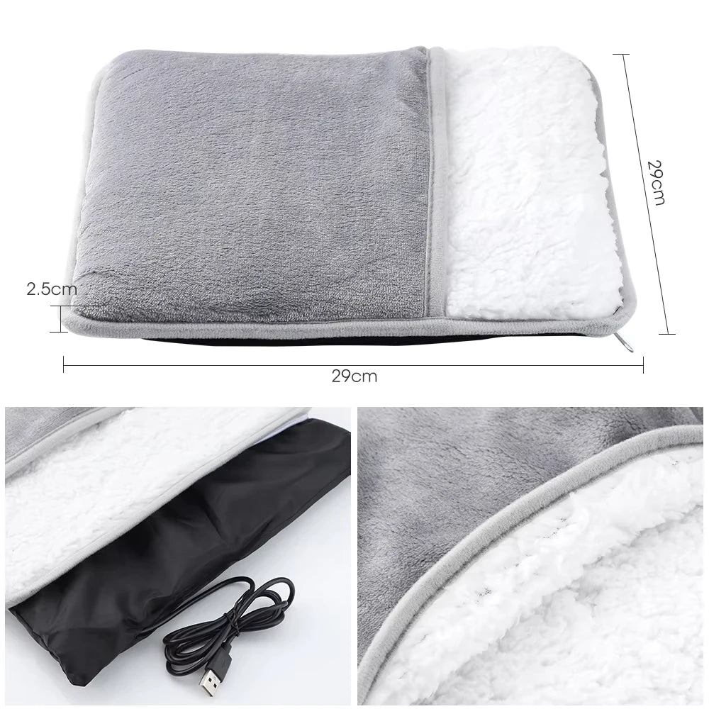 Portable USB Foot Heating Pad – Comfortable Warm Foot Cushion