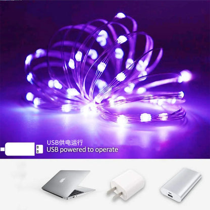 USB LED Fairy Lights – Copper & Silver Wire (1/5/20/20M) | Trendorio