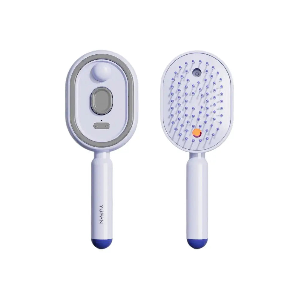 Electric Spray Hair Comb 3-in-1 | Air Cushion Massage Brush | Rechargeables Anti Static Self - Cleaning Hair Tool