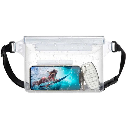 Waterproof Phone Waist Bag for Swimming & Beach - Adjustable Dry Pouch with Belt for Phones & Valuables | Trendorio Shop