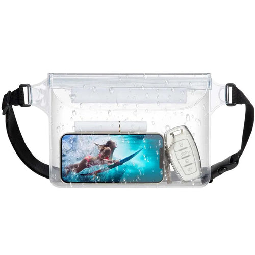Waterproof Phone Waist Bag for Swimming & Beach - Adjustable Dry Pouch with Belt for Phones & Valuables | Trendorio Shop