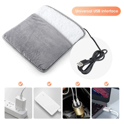Ultra-Soft Electric Foot Warmer – USB Powered Winter Foot Heater