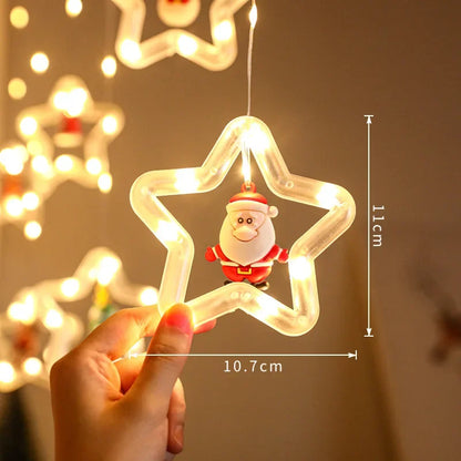 Christmas LED Curtain Strip Lights – USB Garland Fairy Lights | Trendorio