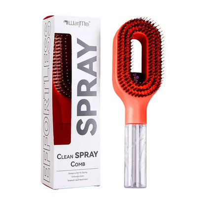 Electric Spray Hair Comb 3-in-1 | Air Cushion Massage Brush | Rechargeables Anti Static Self - Cleaning Hair Tool