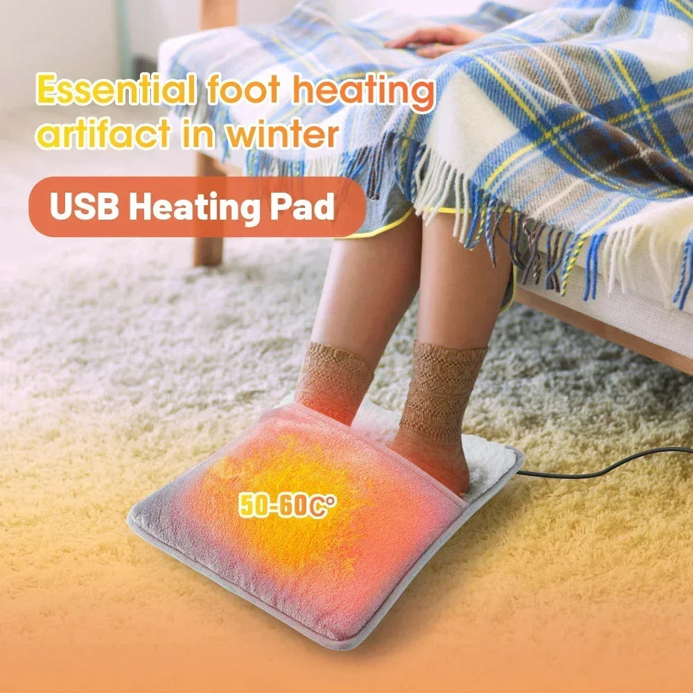USB 5V Foot Heating Mat – Portable Electric Foot Warmer