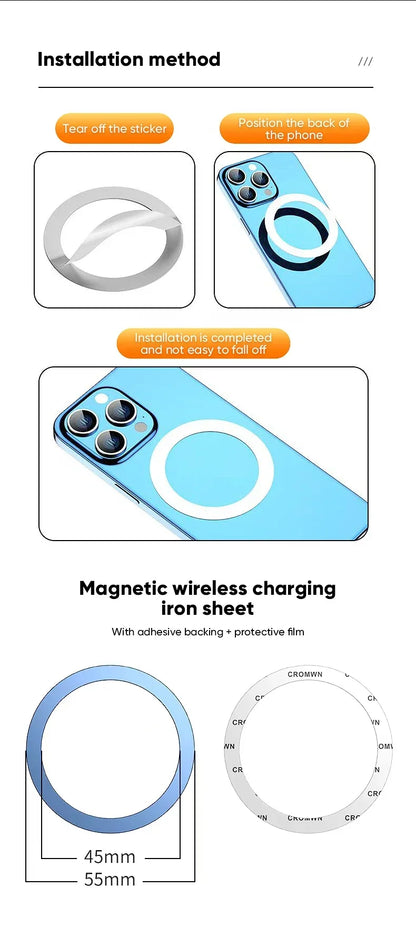 Magnetic 1080° Rotating Car Phone Holder - Universal MagSafe Mount for iPhone 16 15 14 Pro Max | Trendorio Shop