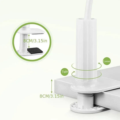 Flexible Phone Holder with Clip, 138cm Gooseneck Arm