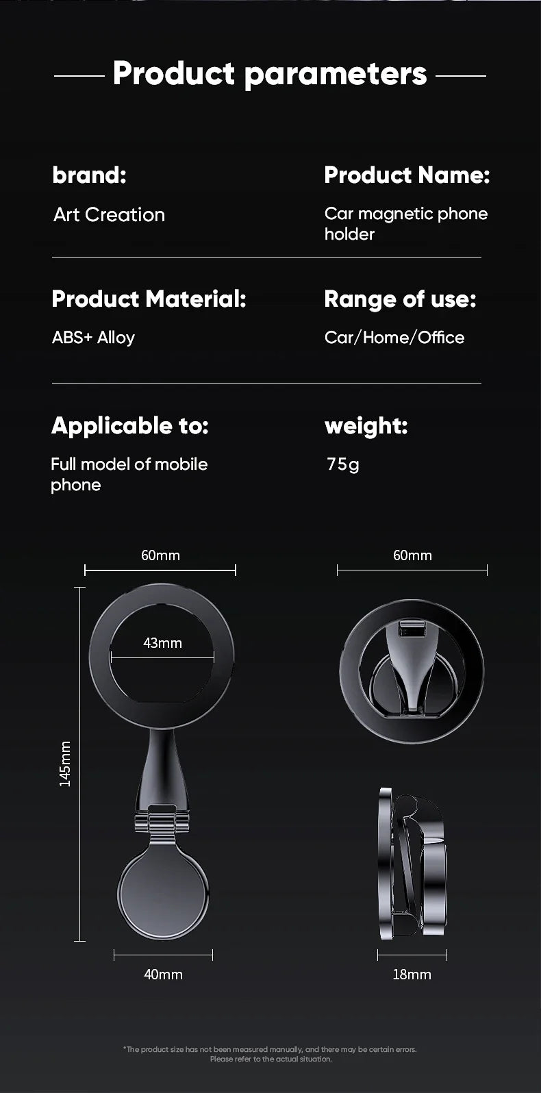 Magnetic 1080° Rotating Car Phone Holder - Universal MagSafe Mount for iPhone 16 15 14 Pro Max | Trendorio Shop