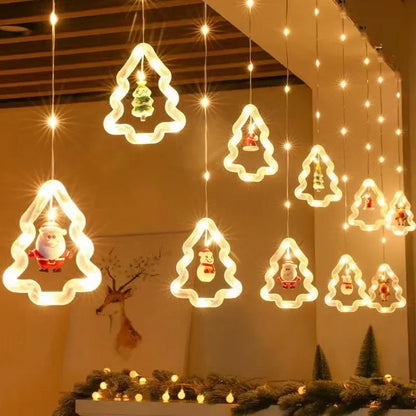 Christmas LED Curtain Strip Lights – USB Garland Fairy Lights | Trendorio