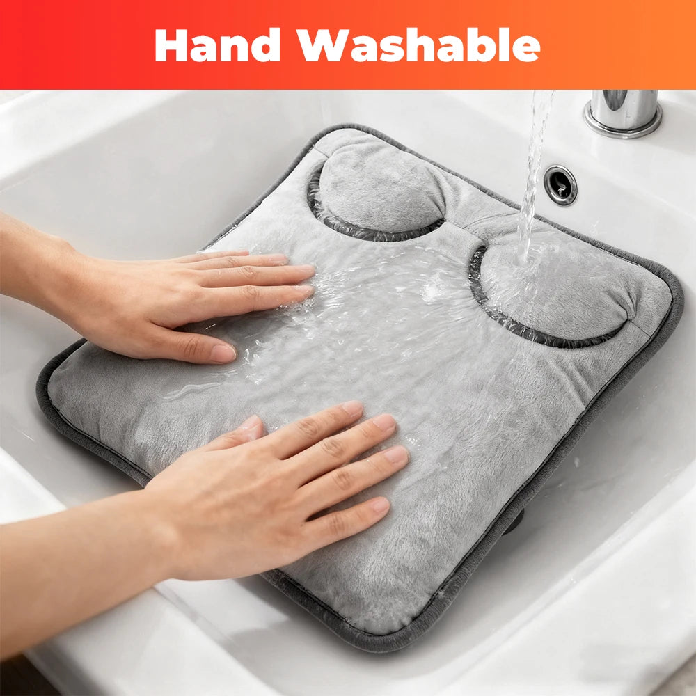 USB Powered Plush Electric Foot Warmer – Cozy Heat for Home & Office