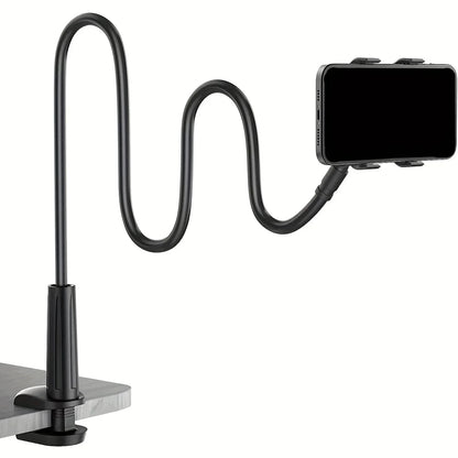 Flexible Phone Holder with Clip, 138cm Gooseneck Arm