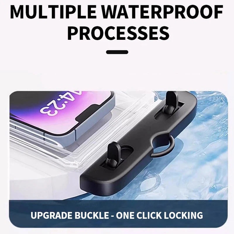 Waterproof Phone Pouch for Swimming & Diving - Universal Dry Bag Case for Beach, Pool, Water Sports | Trendorio Shop