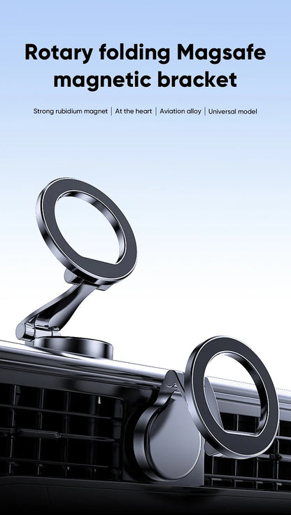 Magnetic 1080° Rotating Car Phone Holder - Universal MagSafe Mount for iPhone 16 15 14 Pro Max | Trendorio Shop