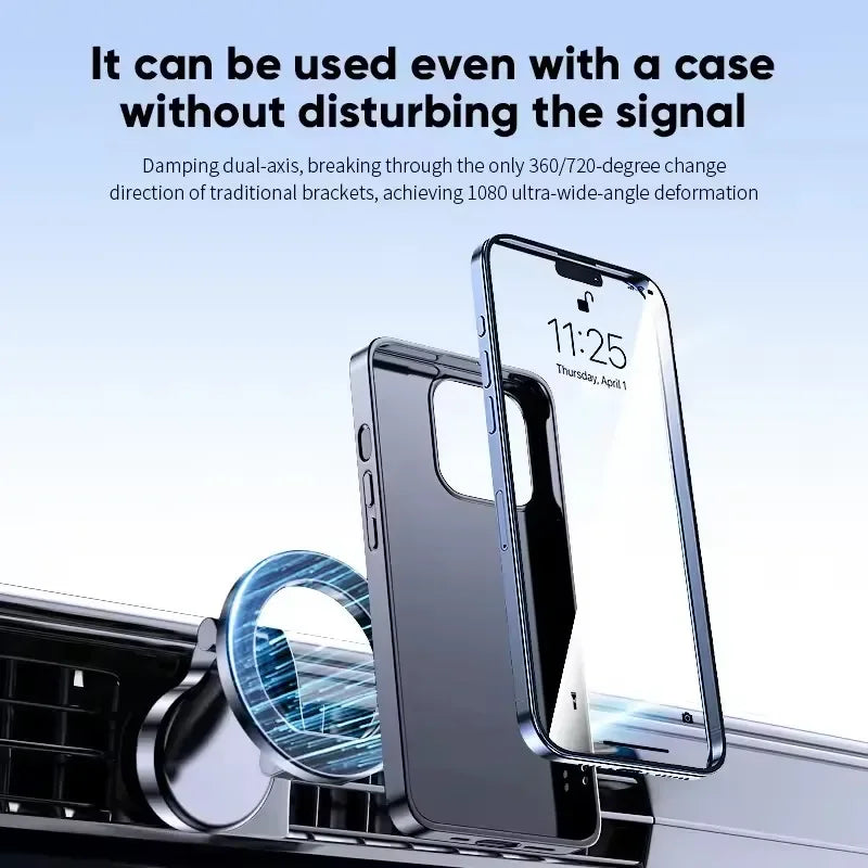 Magnetic MagSafe Car Phone Holder - Universal Vehicle Mount for iPhone 16 15 14 Series | Trendorio Shop