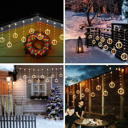 Christmas LED Curtain Strip Lights – USB Garland Fairy Lights | Trendorio