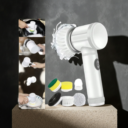 5-in-1 Electric Spin Scrubber Brush – Bathroom, Tile & Sink Cleaner | Trendorio Shop
